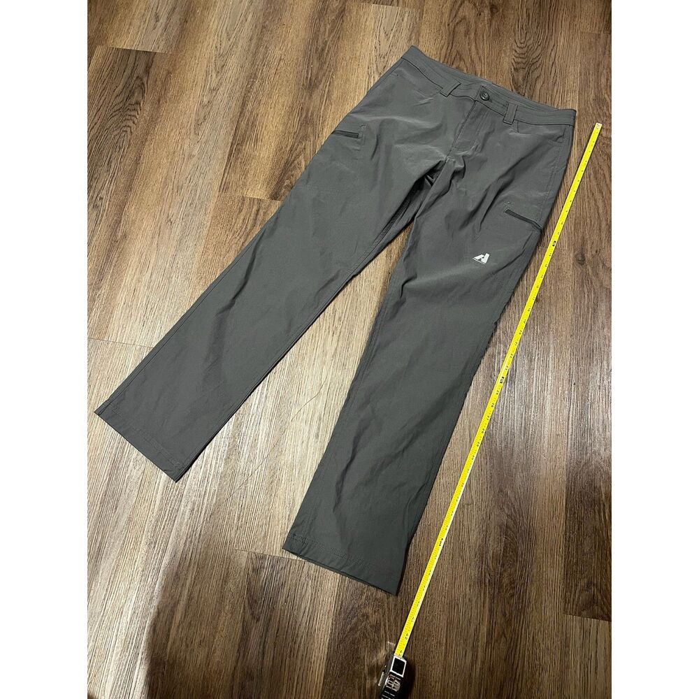 Eddie Bauer First Ascent Women’s Hiking Pants Gray Stretch Cargo Size 10